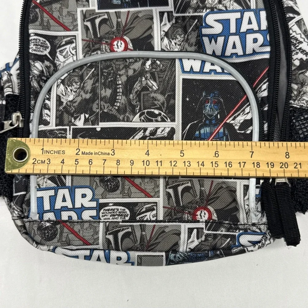 Pottery Barn Star Wars Comic Book Print Mini Backpack Darth Vader Luke Skywalker